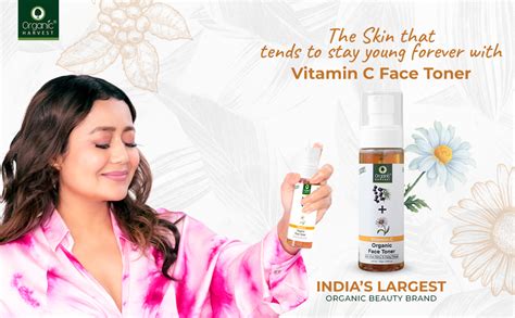 Organic Harvest Skin Illuminate Vitamin C Face Toner for Glowing ...