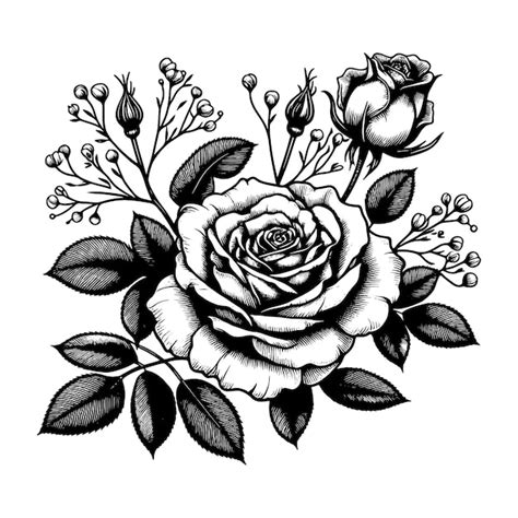 Vettori di disegno a linea rosa | Vettore Premium generato dall'IA