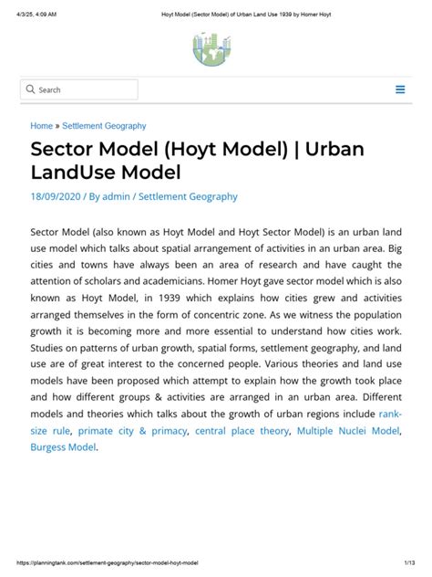 Urbanization Sector Model 的图像结果
