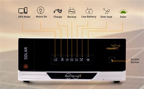 Amazon.in: Buy V-Guard Solar Inverter & Battery Combo (1200 s IoT Sine ...