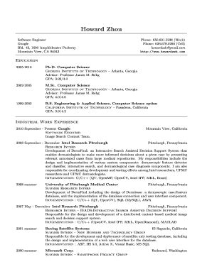 Howard Zhou - Fill Online, Printable, Fillable, Blank | pdfFiller