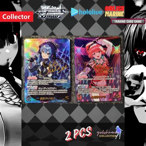 [การ์ด DIY][Wei Schwarz TCG] การ์ดอะนิเมะแบบกําหนดเอง DIY HOLOLIVE ...