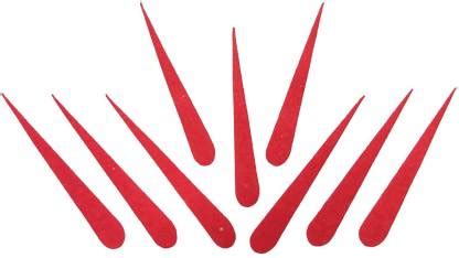 Comet Busters Handcrafted Red Velvet Tilak Bindis (25mm) (BV1791 ...