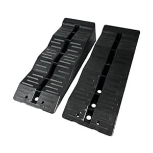 CALANDIS 2Pcs Generic RV Leveling Ramps Black Car Leveling Blocks for ...