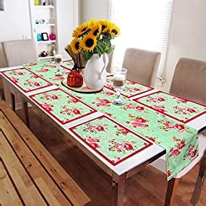 Buy HomeStorie Poly Canvas HD Digital Printed Heat Resistant Placemats ...
