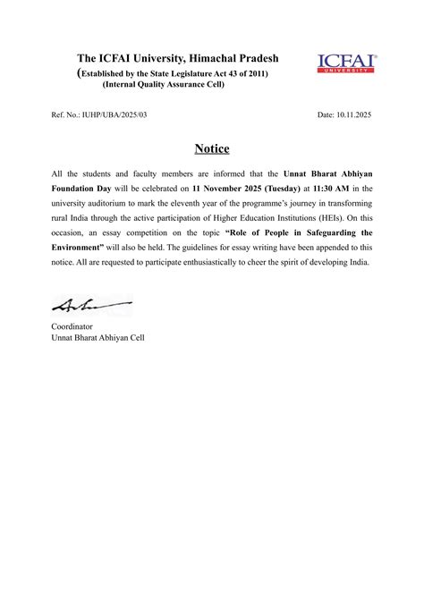 Unnat Bharat Abhiyan | inspired by the vision of transformational ...