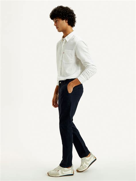 Men's 511 Navy Blue Slim Fit Mid Rise Chinos – Levis India Store