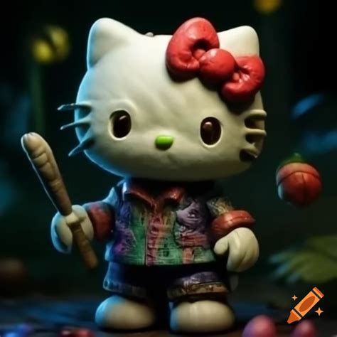 Hello kitty and spider-man miles morales themed love wallpaper on Craiyon