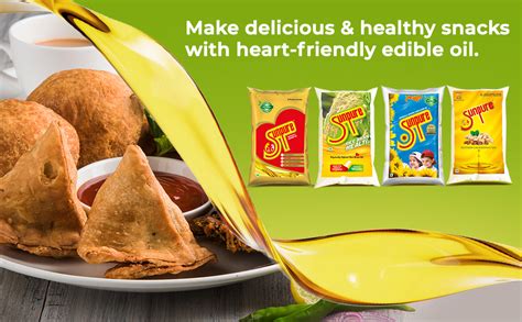 Sunpure Rice Bran Oil 1 LTR | Physically Refined Rice Bran Oil : Amazon ...