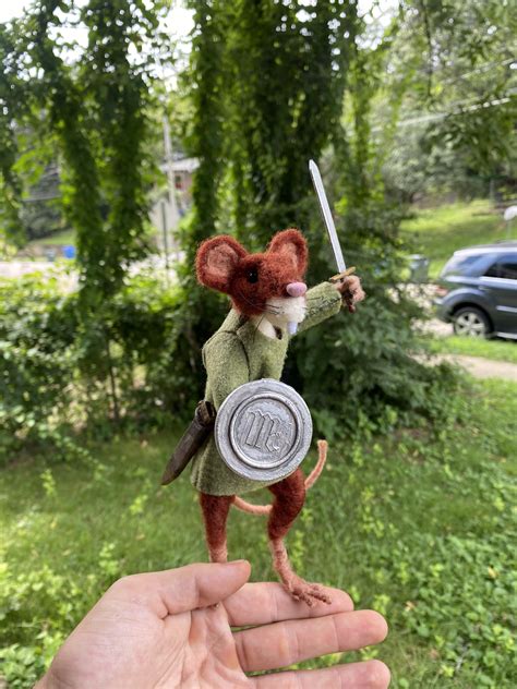 Needle-felted Martin the Warrior : r/redwall