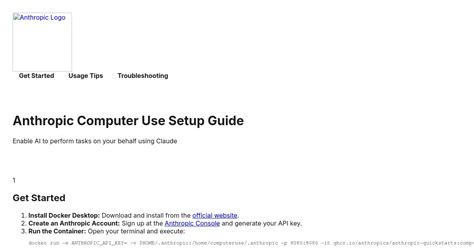 Image result for Anthoropic Computer Use