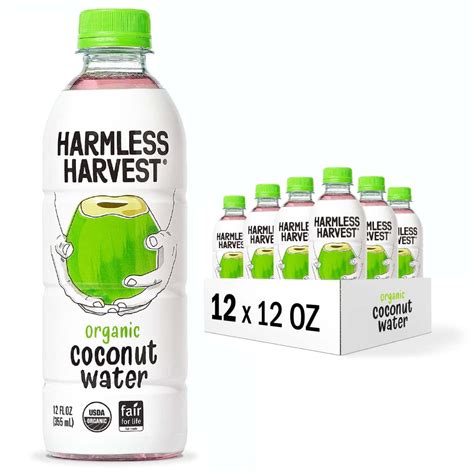 Amazon.com : Harmless Harvest Organic Coconut Water Drink, Hydrate with ...