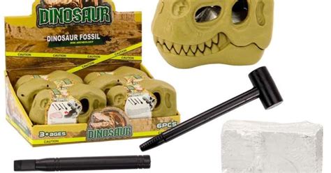 Excavation Kit Archaeological Dinosaurs Fossils Skull - Poland, New ...
