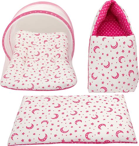 Infantbond Designer Mattress with Net | Baby Sleeping Bag | Carry Bed ...