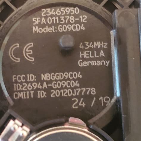 Image result for C7 Corvette Key Fob Programming