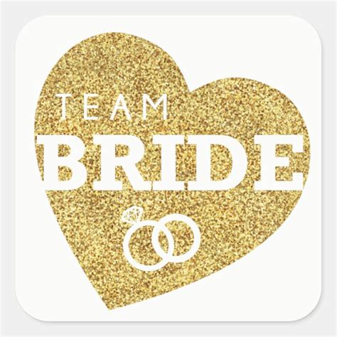 Team Bride Stickers | Zazzle