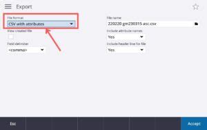 Trimble CSV File 的图像结果