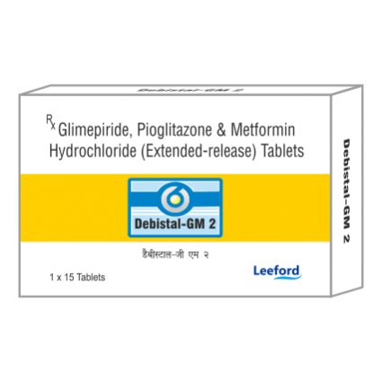 Leeford® DEBISTAL-GM 2 Tablets For Diabetes Control