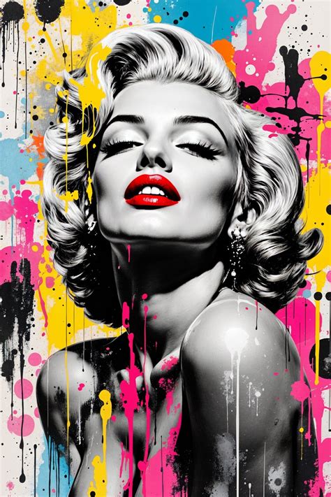 Iconic Glamour - Pop Art Edition - Wood or Metal Standard Framed Poster ...