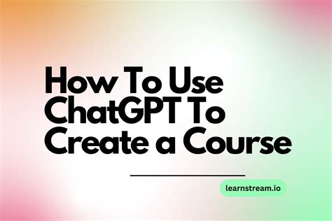 Chat GPT Course 的图像结果