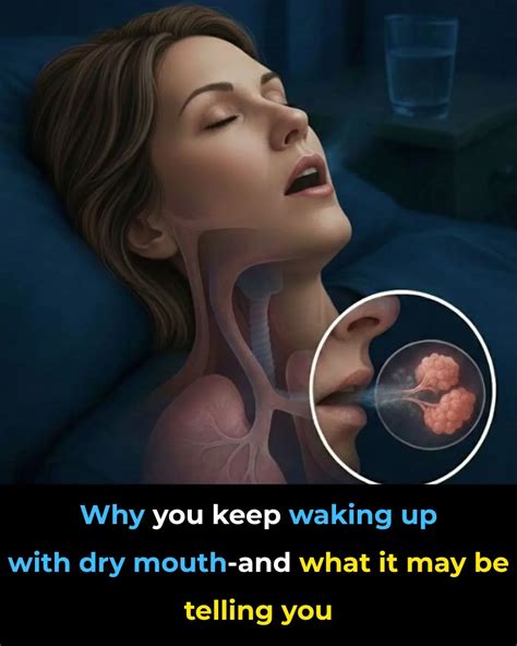 Why you keep waking up with dry mouth—and what it may be telling you