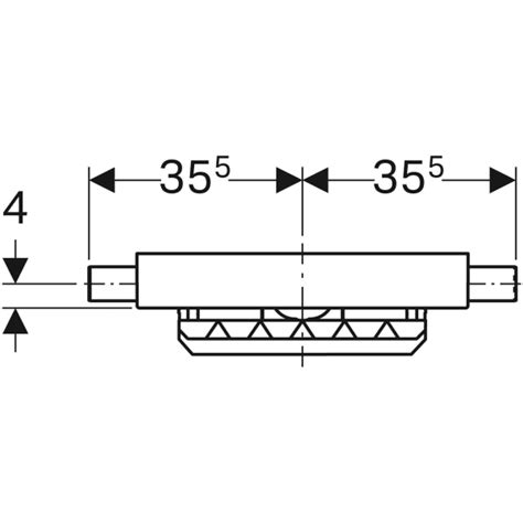 Geberit Kombifix element for shower, with wall drain, for screed height ...