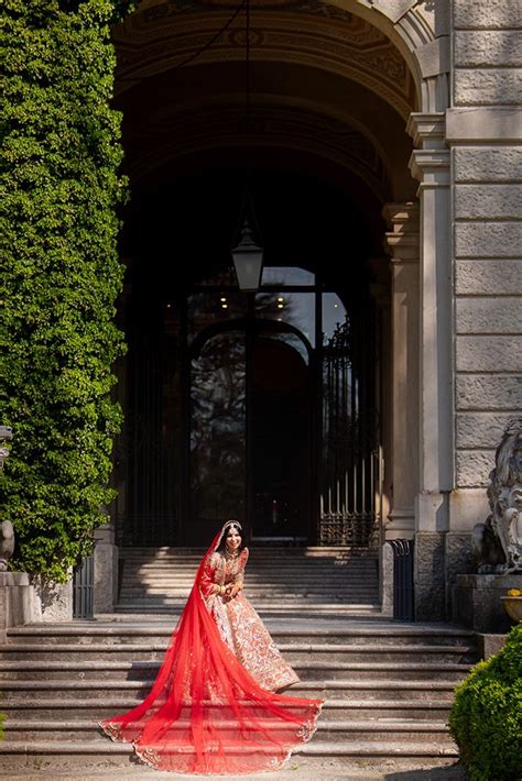 This Indian-Australian couple’s Lake Como wedding brought Indian ...