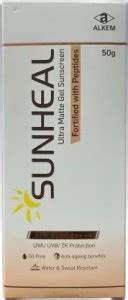 ALKEM Sunscreen - SPF 50+ PA++++ SUNHEAL ULTRA MATTE GEL SUNSCREEN ...
