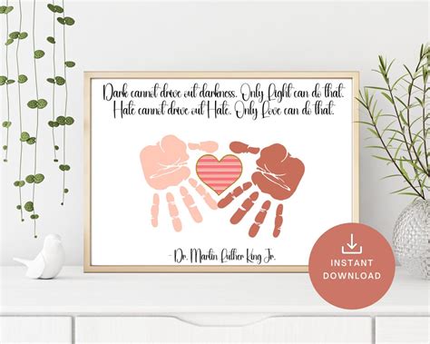 Buy Martin Luther King Day Handprint Craft, MLK Day Handprint Art ...