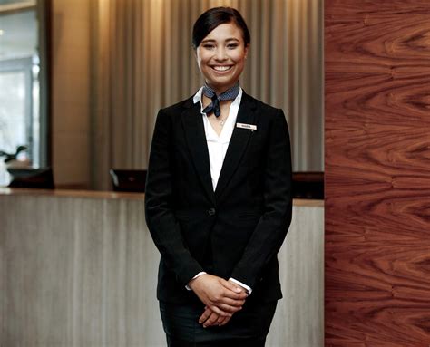 Female Hotel Concierge