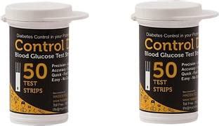 Control D Automatic Glucose Blood Sugar Testing Machine with 50 Strips ...