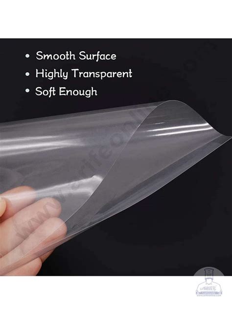 Cake Decor™ 8 cm Collars Acetate Sheet Roll Clear Cake Pull Me Cake St ...