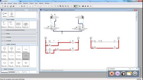 Image result for Fluidsim Ladder Diagram