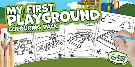 * NEW * My First Playground Colouring Pack (teacher made)