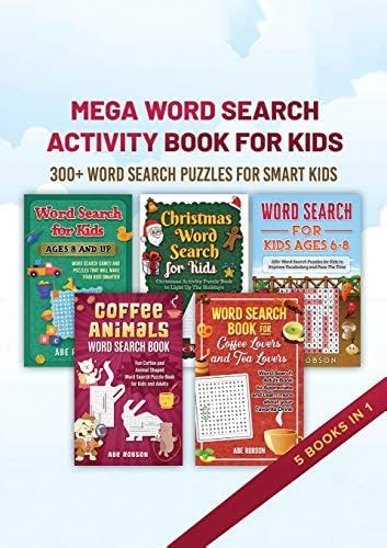 Mega Word Search Activity Book for Kids: 300+ Word Search Puzzles for ...