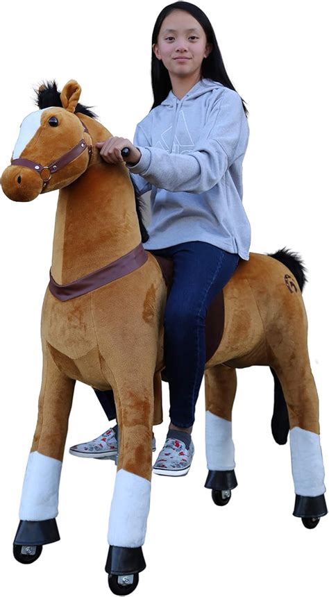 Buy MEDALLION - My Pony Ride On Real Walking Horse for Children 12 to ...