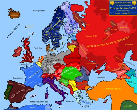 Map Of Europe Before Ww1 1914