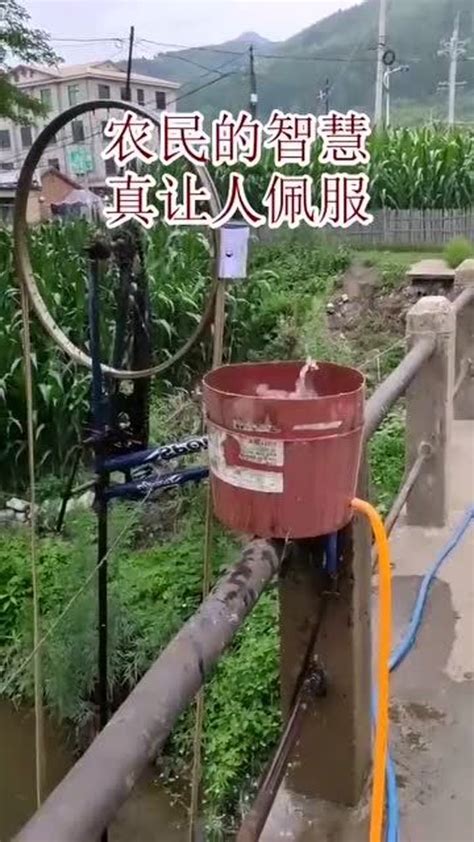 农村全自动取水机，不靠油不靠电，劳动人民的智慧让人佩服_腾讯视频