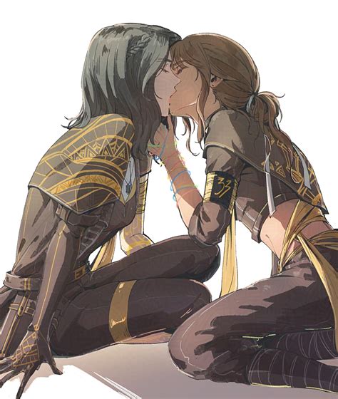 lune and sciel (clair obscur: expedition 33) drawn by hoj_duck | Danbooru