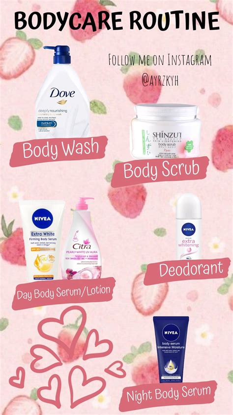 body skin care routine