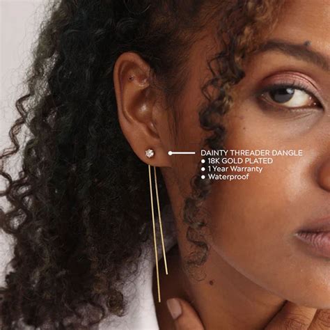 Buy Dainty Thread Danglers | Gold Plated Jewelry – PALMONAS