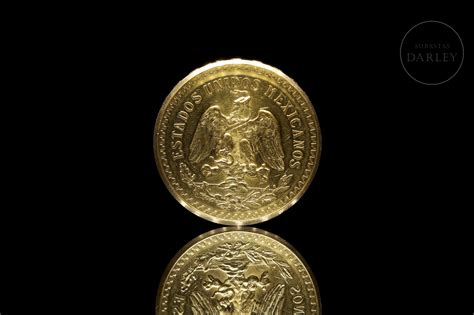 At Auction: Gold coin ‘50 Mexican Pesos’ (1821-1923)