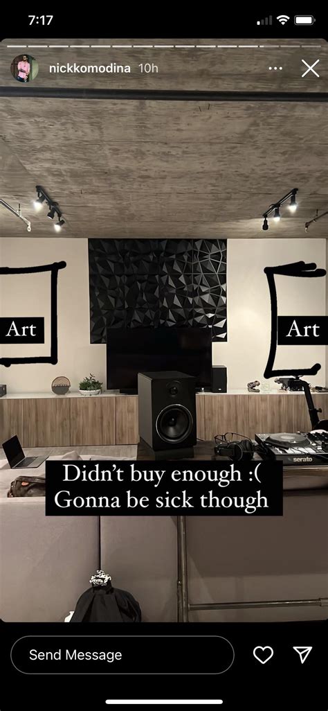 Nick's new apartment decor is quite literally the opposite of Ally's ...