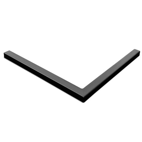 Dedeman Prag cabina dus West, granit compozit, negru, unghi drept, 80 x 80 x 5 cm - Dedicat ...