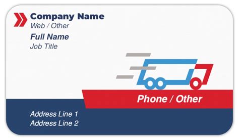 Automotive & Transportation Rounded Corner Visiting Cards Templates ...