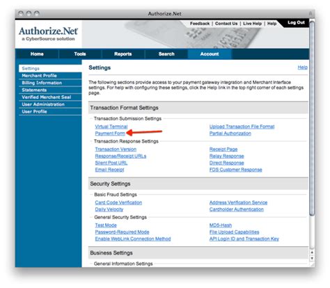 Authorize.net Tutorial 的图像结果