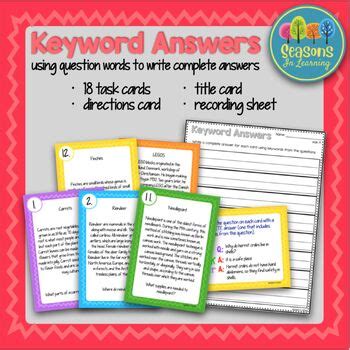 Image result for Key Word Task