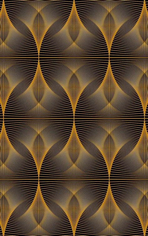 Abstract Gold, Black, and Brown Design