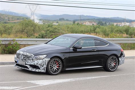 2018 Mercedes-AMG C63 Coupe Facelift Spied for the First Time - autoevolution