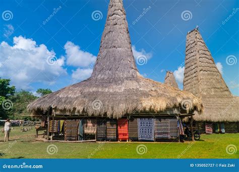 Ratenggaro Village at Sumba, East Nusa Tenggara, Indonesia Editorial ...